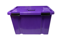 Caja hermética de 50 litros - Morado royal