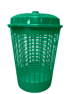 Cesto  con tapadera para ropa