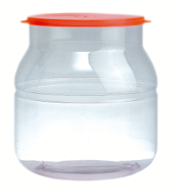 Envase dulcero PVC redondo